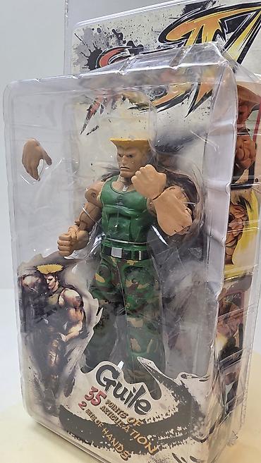 соив пантери: Коллекционная фигурка Guile из Street Fighter IV (NECA, серия Player — 2