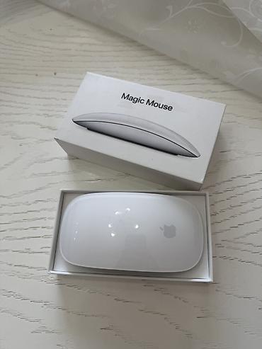 компьютерные мыши apple: Apple Magic Mouse (белая) - Сенсорная Multi‑Touch поверхность — 1