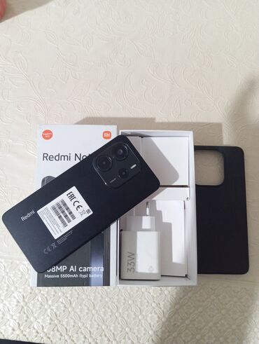 ram ddr2 notebook: Redmi Note 14, 256 GB, rəng - Qara, Barmaq izi