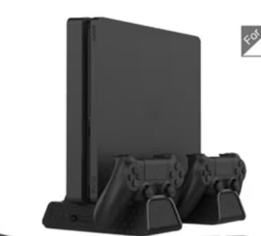 PS4 (Sony PlayStation 4): PlayStation 4 Б/У на 1 ТБ памяти без игр с подставкой и двумя