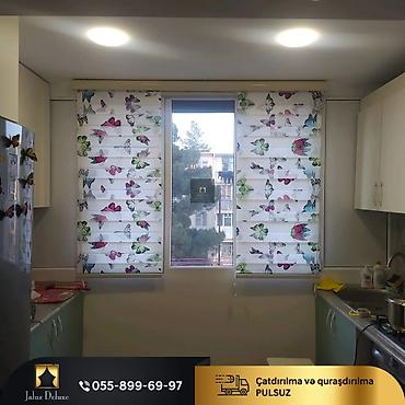 Pərdə və tüllər: Jalüz pərdə ucuz sok qiymətlər bizdə 2 ya 3 günərzində hazırlama — 11