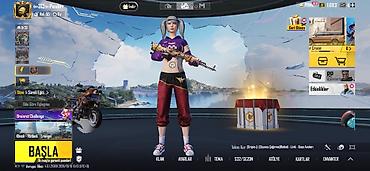 PUBG Mobile oyun hesabı -s4 üz s4 saç s5 saç hamısı açıqdı 56 destansı