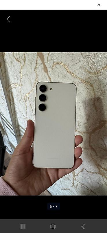 Samsung Galaxy S23, Новый, 256 ГБ, цвет - Белый, 1 SIM