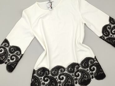 białe bluzki koszulowe duże rozmiary: Bluzka Damska, Reserved, M, stan - Idealny