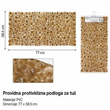 KMT Prozirna smeđa prostirka za kupanje na točkice 3280070 - Brend na lalafo.rs KMT Prozirna smeđa prostirka za kupanje na točkice 3280070 - Brend