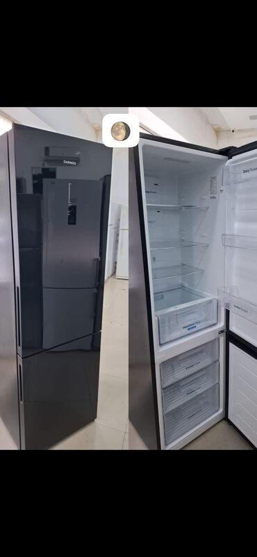 Другая техника для кухни: Б/у 2 двери Daewoo Холодильник Продажа, цвет - Черный