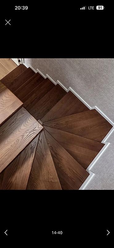 Деревянные лестницы: Деревянная лестница Для дома, Бесплатная доставка, Вид дерева: Лиственница, Форма лестницы: Прямая, Стиль: Лофт — 20