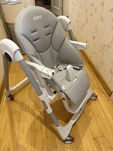 Столы для кормления: Peg Perego Prima pappa Follow Me uşaq yemək stulu və uzanma kreslosu — 3
