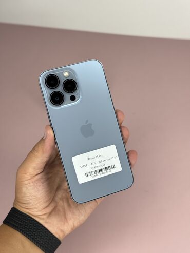 айфон бу 13: IPhone 13 Pro, Б/у, 512 ГБ, Голубой, Защитное стекло, Кабель, Чехол, 81 %