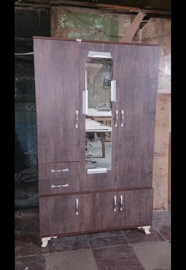 Dolablar: Yeni, Açılan, 3 qapılı Düz dolab, Qarderob, paltar dolabı — 3