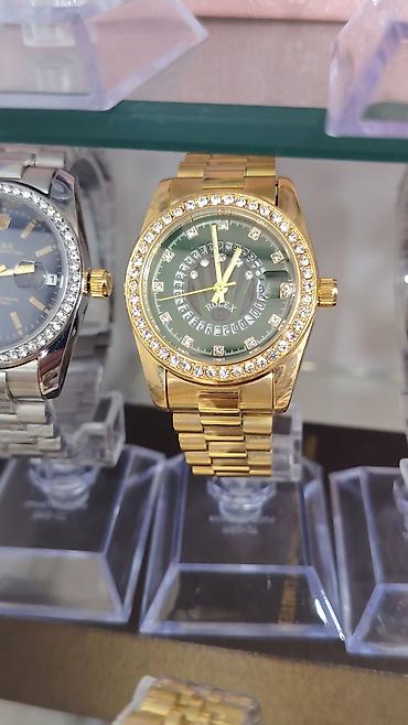 islenmis saat: Məhsul: Kvars mexanizmlu klassik kişi qol saatları (Rolex üslublu) — 4