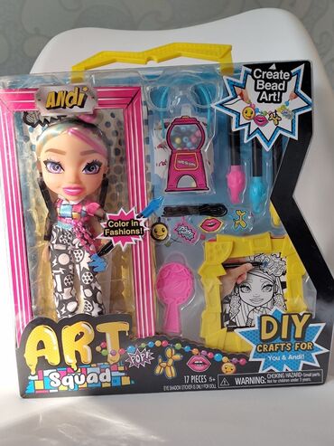 art картины: Куклы Art Squad. Andi и Lady T Oригинал из США. Арт-отряд - это
