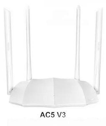 Modemi, ruteri i mrežni uređaji: Tenda AC5 V3 dual‑band Wi‑Fi ruter - Bežični standard: 802.11ac — 6