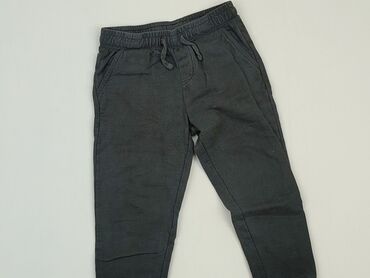 czarne rozszerzane spodnie: Jeans, Little kids, 3-4 years, 104, condition - Good