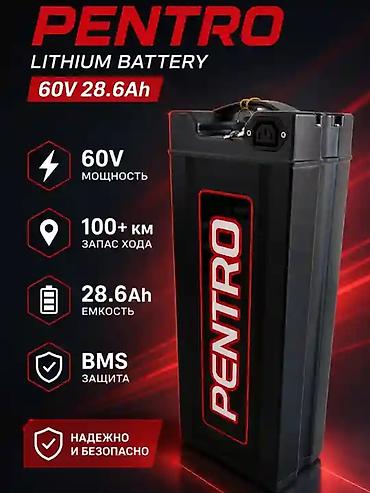аккамуляторы: Литиевый аккумулятор PENTRO 60V 28.6Ah - Номинальное напряжение: 60 В — 1