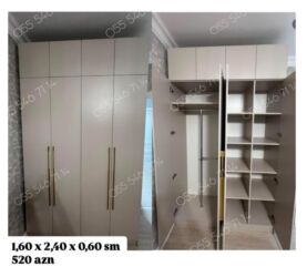 yağ satışı: Новый, 4 двери Прямой шкаф, Шифоньер