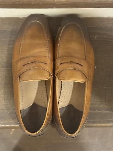honor smart: Dəri loafer ayaqqabı 41,5 ölçü - Material: təbii dəri üstlük, dəri — 4