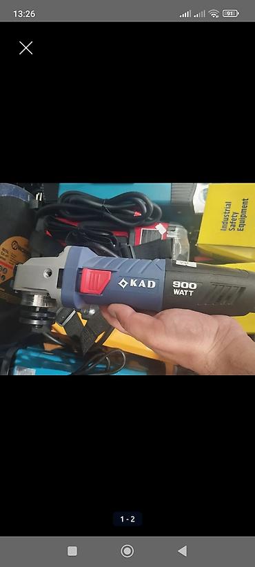 KAD bucaqslı daşlayıcı (Angle Grinder) – model W-2106 - Güc: 900 W -