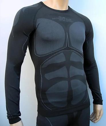 Trenerke: Muški set termo/kompresione odeće za trening – gornji deo dugih rukava — 10