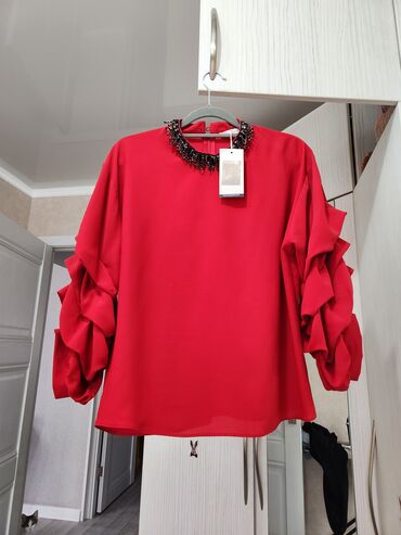 красная блузка купить: Блузка