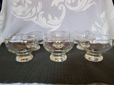 Čaše: Case nove za sladoled iz 2010 god. Case staklene,sve na njima odsjaj — 8