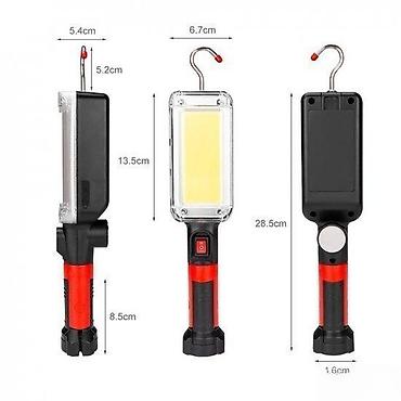spijunska kamera sijalica: RADNA LAMPA - COB LED (ZJ-8859) 20WATT | Vrlo jaka prenosna lampa sa — 2