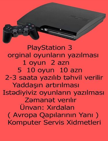 ps3 joystick: PlayStation 3 orginal oyunlarin butun modellere yazilmasi 200den cox