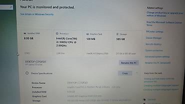 HP: HP Laptop 15-bs1xx noutbuku Texniki göstəricilər: - Ekran: 15.6" - — 3