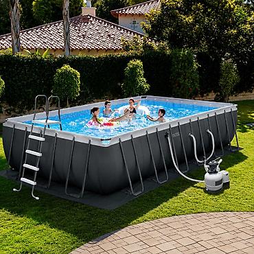 Бассейны: Каркасный бассейн Intex Ultra XTR Frame Купить в Бишкеке 732x366x132 — 3