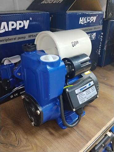 насосы: Самовсасывающий периферийный насос HAPPY HPSm370A с гидроаккумулятором — 1
