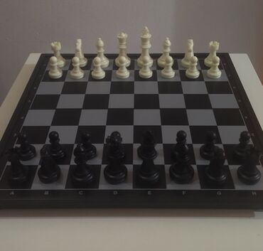 шахматные фигуры: Шахматы
Шахматная магнитная доска 
В идеальном состоянии