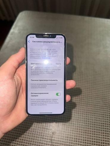 внешний бокс: IPhone X, Б/у, 64 ГБ, Серебристый, 100 % — 1
