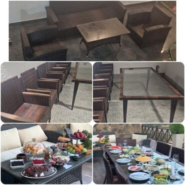 stolustu nabor: Balkon ve bax ucun dest .1550₼ satilir .Dest 3500₼ alinib bu il .Deste