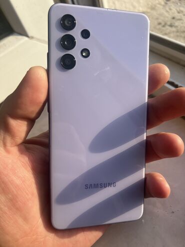 samsung s8: Samsung Galaxy A32, 128 ГБ, цвет - Розовый, Сенсорный, Отпечаток пальца, Две SIM карты