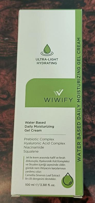 döş böyüdücü krem: Wiwify Su Əsaslı Gündəlik Nəmləndirici Gel Krem (100 ml) Yenidir. Heç — 2