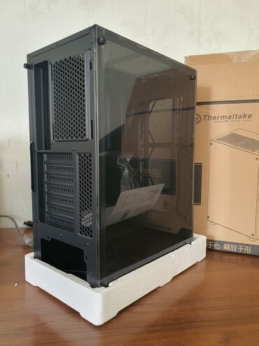 Корпусы ПК: Корпус ПК, Новый, Thermaltake, ATX, цвет - Черный at lalafo.kg — 4 Корпусы ПК: Корпус ПК, Новый, Thermaltake, ATX, цвет - Черный — 4