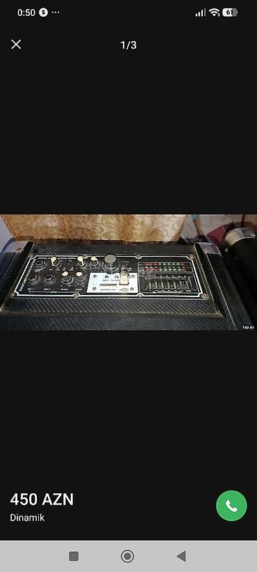 səs gucləndirici kalonka: Musiqi səs sistemi – aktiv akustika və idarəetmə bloku Tərkib: - 2 — 2
