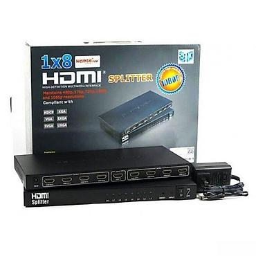 Фото и видеокамеры: HDMI Splitter 1 Hdmi çıxış siqnalı eyni anda 4/8 müxtəlif TV — 2