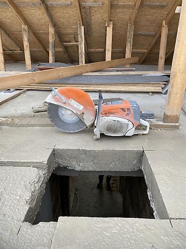 Beton işləri: Beton kəsmə və deşmə xidməti - Armaturlu beton, dəmir-beton, kərpic — 1