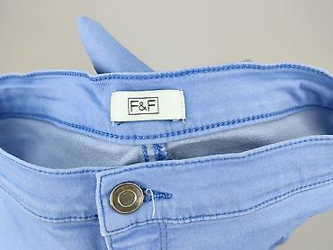 biale sandaly na platformie: F&F, Jeansy damskie, rozmiar S — 4
