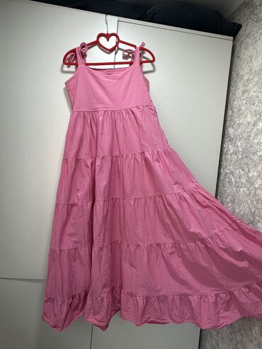 юпка детский: Детское платье, цвет - Розовый, Б/у