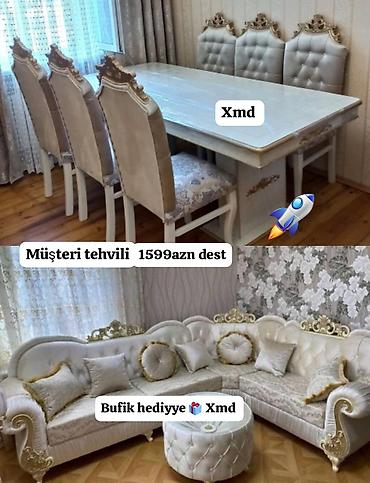 king qonaq desti: Yeni, Divan, Masa və oturacaqlar — 1