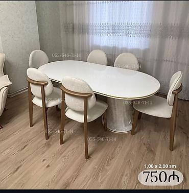 azəri sekisləri: Qonaq otağı üçün, Yeni, Açılmayan, 6 stul — 1
