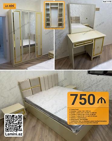 Ev və bağ: LA MINI – Yataq Dəstləri Kod: 2063 – Qiymət: 750 ₼ Tərkib və ölçülər — 3