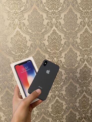 islenmis telvizor: IPhone X, 256 GB, Space Gray, Simsiz şarj, Face ID