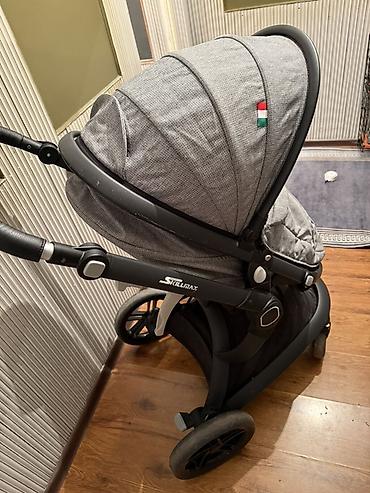 Коляски: Коляска, Другой бренд, цвет - Серебристый, Б/у, Самовывоз — 5