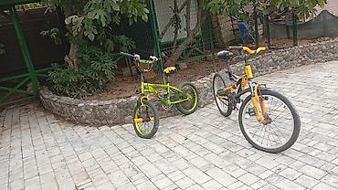 elektron velo: Uşaq velosipedləri dəsti - 2 ədəd uşaq velosipedi - Rənglər: yaşıl — 1