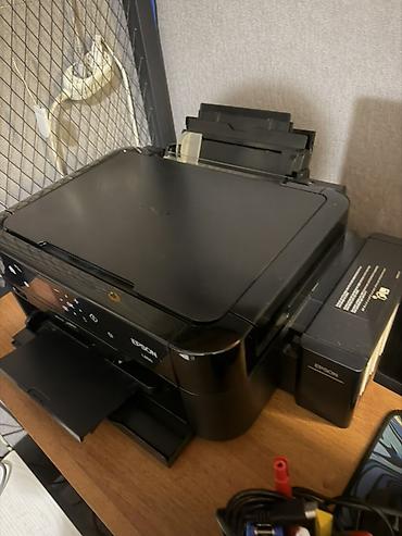 hp officejet 4355: Epson L850 — фотомФУ с встроенной СНПЧ Как новая ‼️‼️ - Тип: струйный — 1