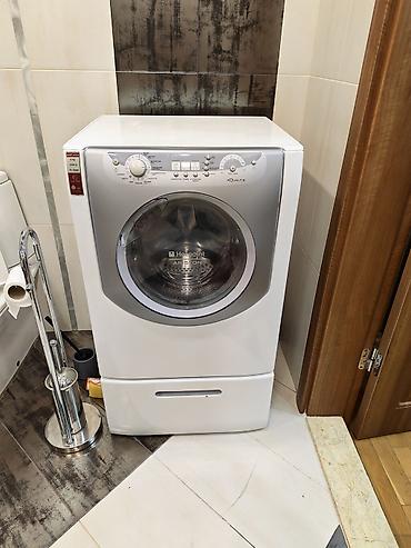 led ekran: Hotpoint Ariston Aqualtis önyükləməli paltaryuyan maşın - — 1