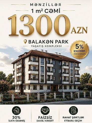qubada torpaq satilir 2026: 2 otaqlı, Yeni tikili, 1 kv. m — 1